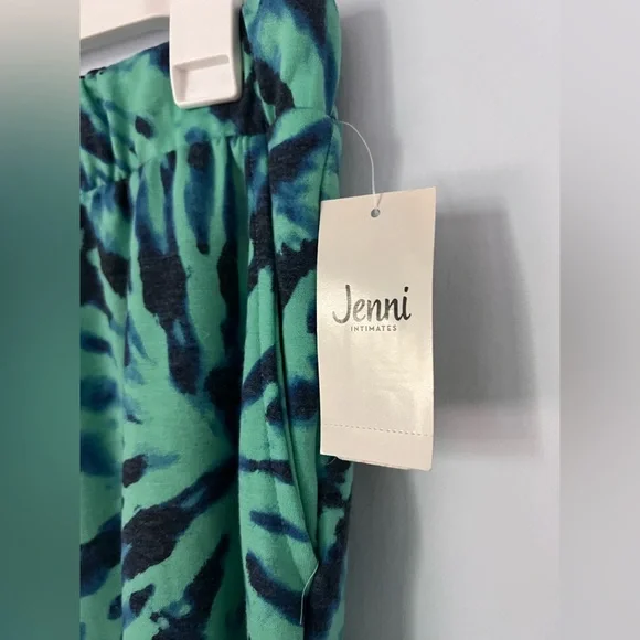 Women’s Jenni Aqua Ocean Burst Sleep Bottoms - Picture 3 of 5